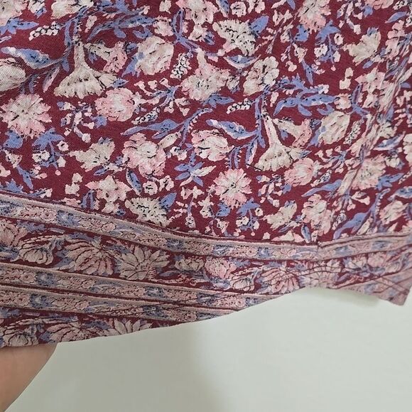 Lucky Brand Long Sleeve V-Neck Floral Top S - Picture 3 of 7